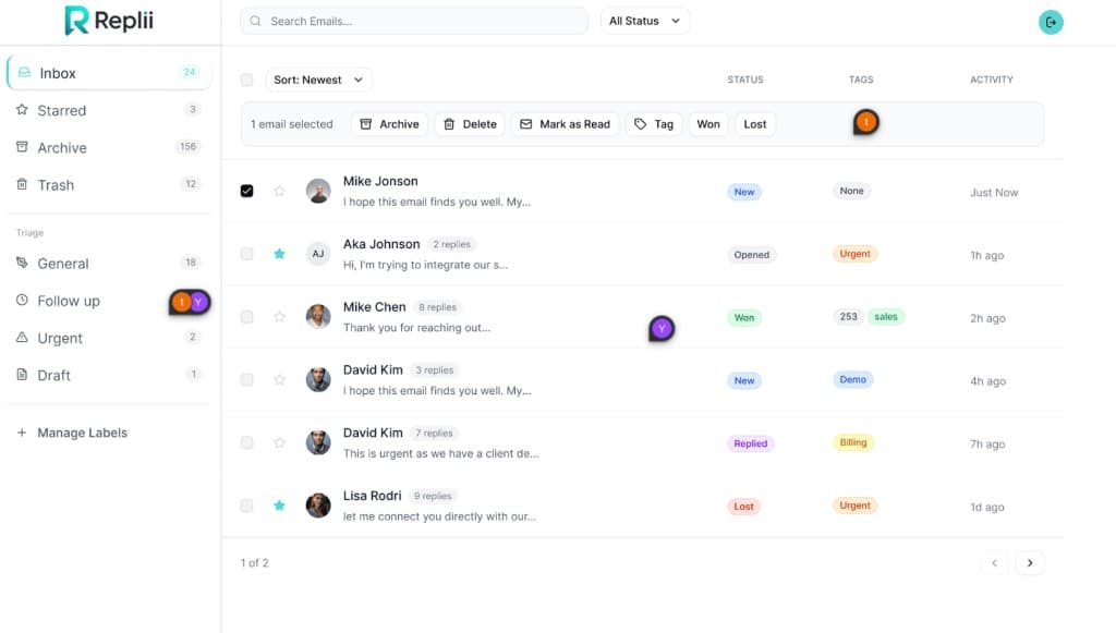 Replii — screenshot 1 of 4
