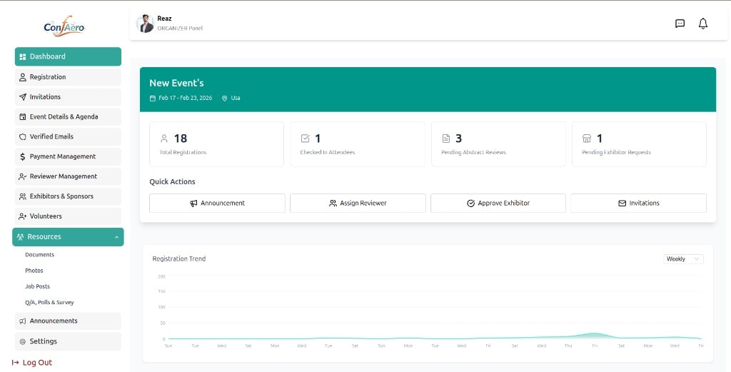 Confaero — screenshot 1 of 4